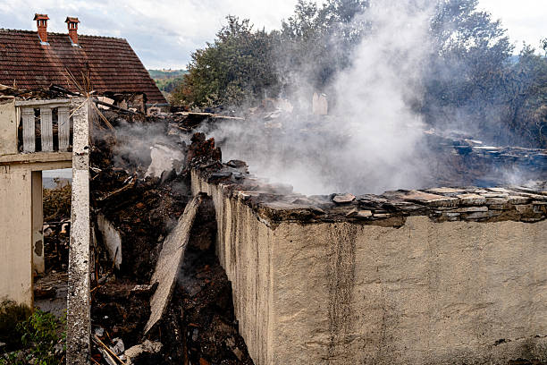 Professional Fire Damage Removal technician working in Waddell, AZ
